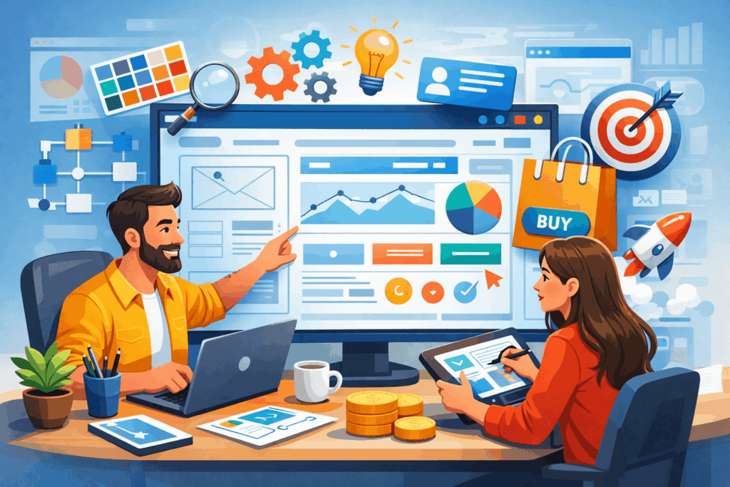 نقش ui ux در طراحی سایت